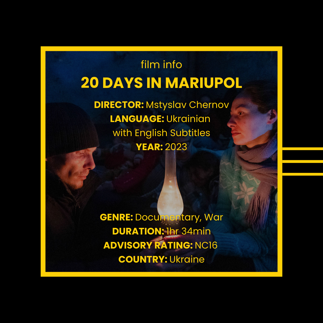Singapore Film Society – Singapore Press Club presents 20 Days in ...