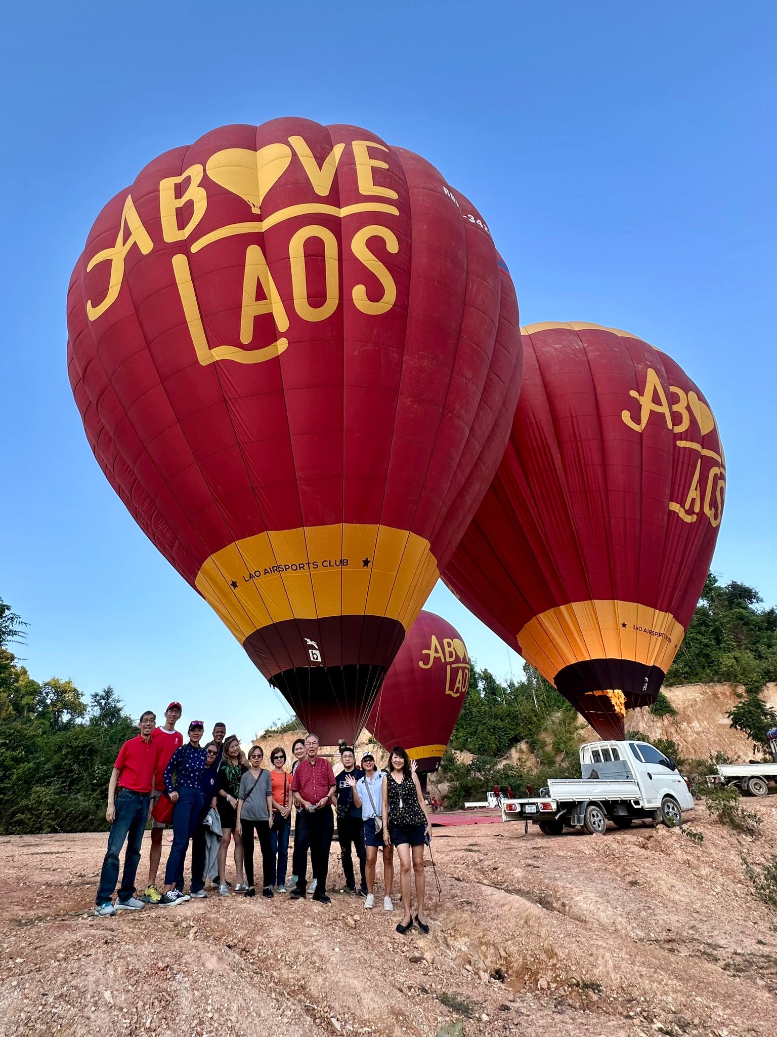 Hot Air BallooningGroup shot