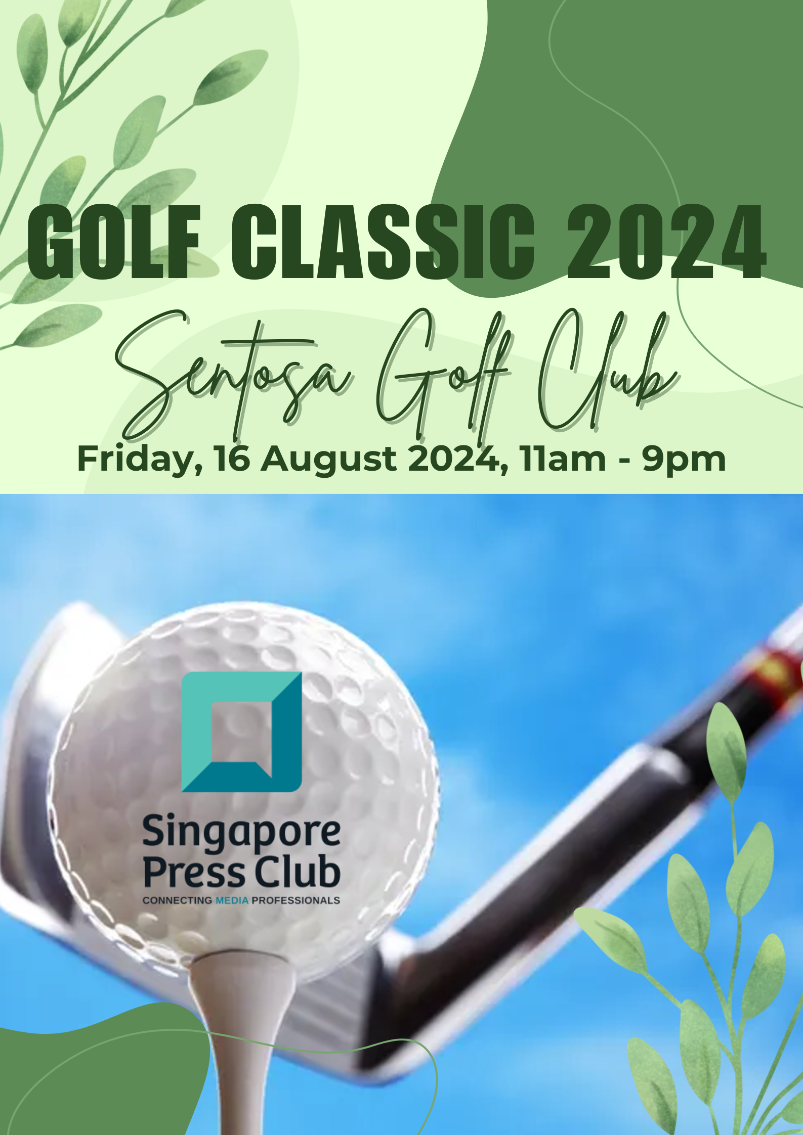 Singapore Press Club Golf Classic 2024 at Sentosa Golf Club Singapore Press Club