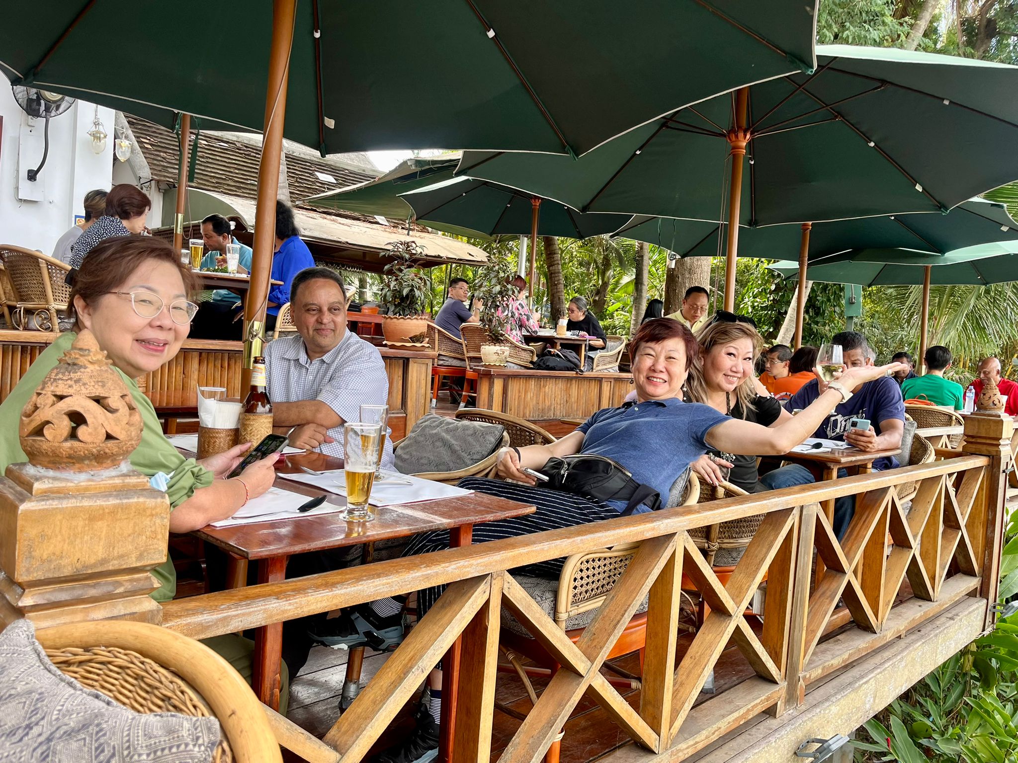 Dining at the Riverside