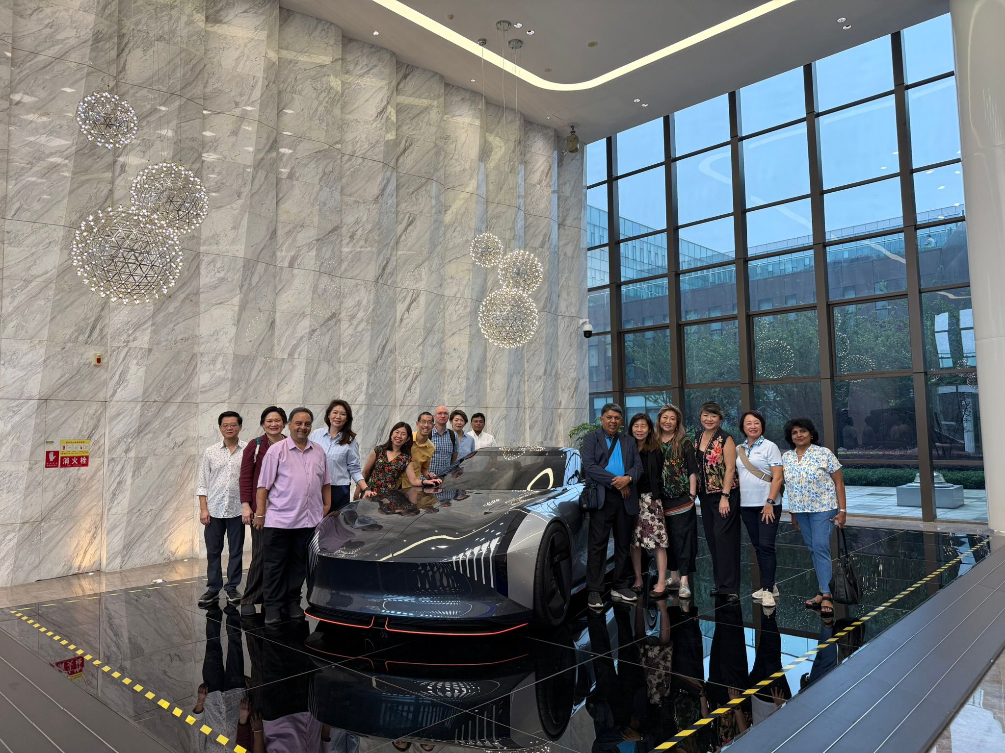 ChangAn Future Electric Car Group Shot
