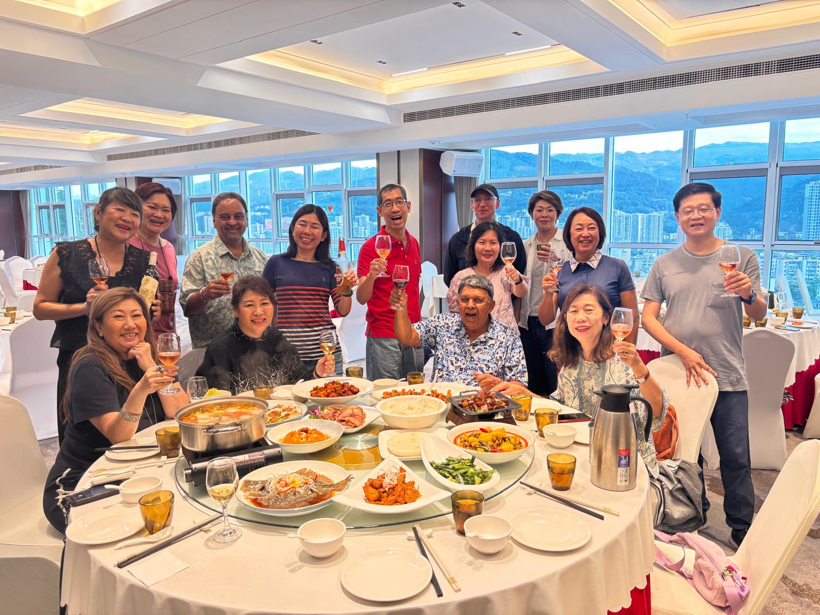 Dinner in Wulong - Group Photo