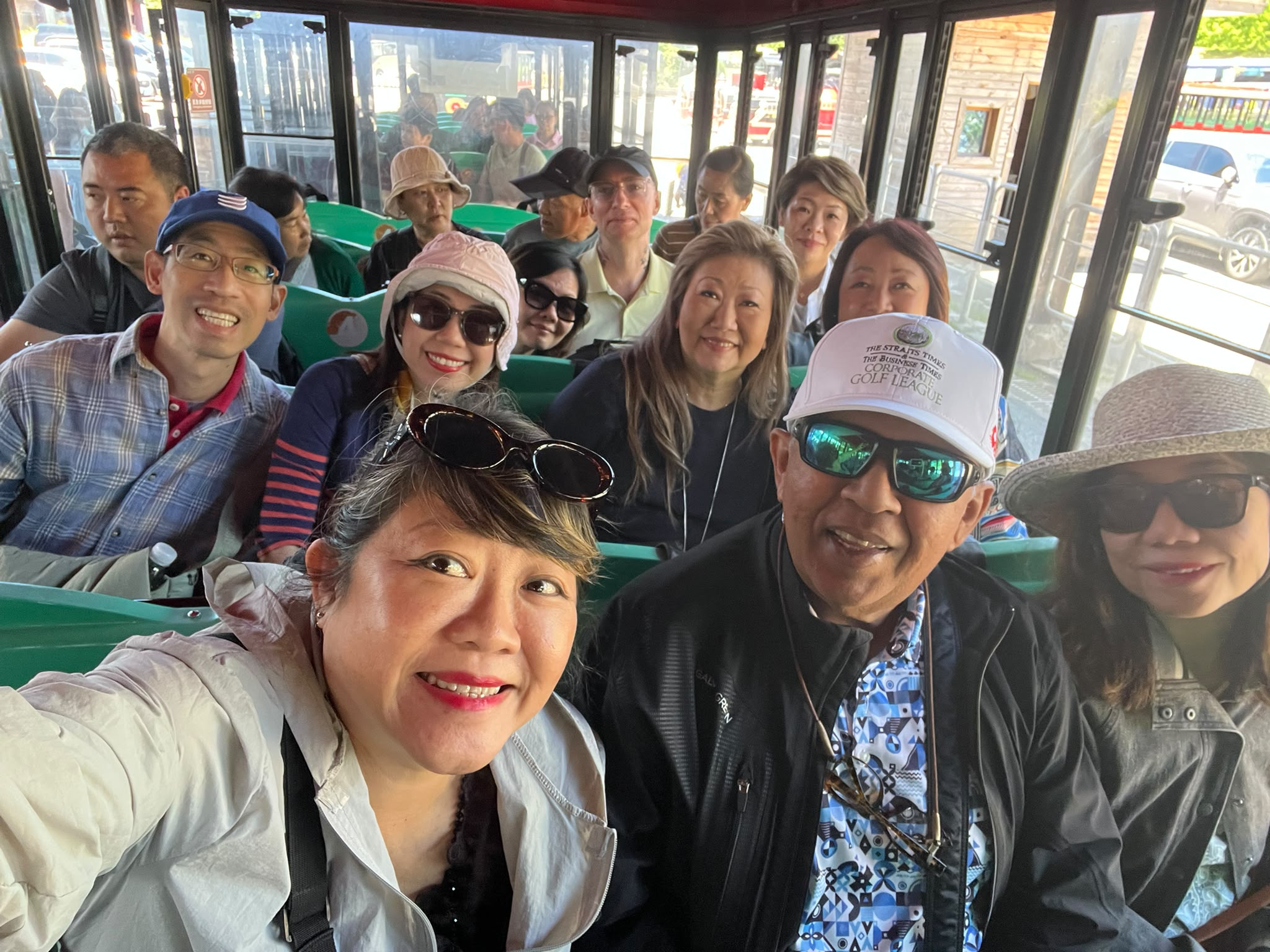 Taking the Train ride to view Fairy Mountain
